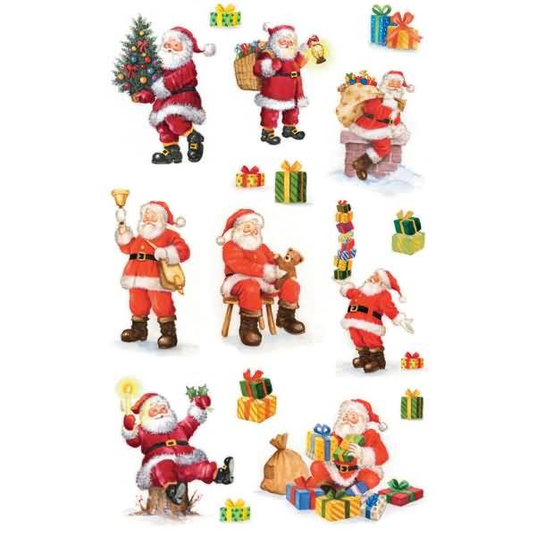 Sticker Papier 76x120mm 2 Bogen Motiv Nikloaus