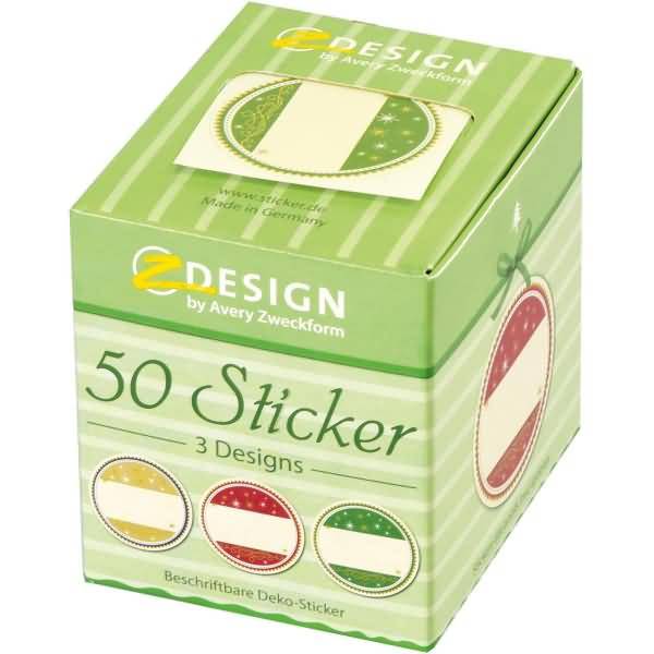 Sticker auf Rolle Motiv Geschenkbeschriftung rund 38mm 3 Motive 50 Stück