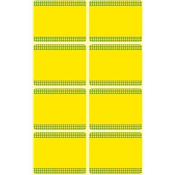 Tiefkühletikett 36x28mm 40 Etiketten gelb