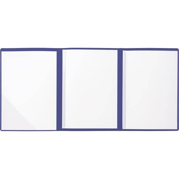 Bewerbungsmappen-Set 3 Mappen + Versandtaschen blau