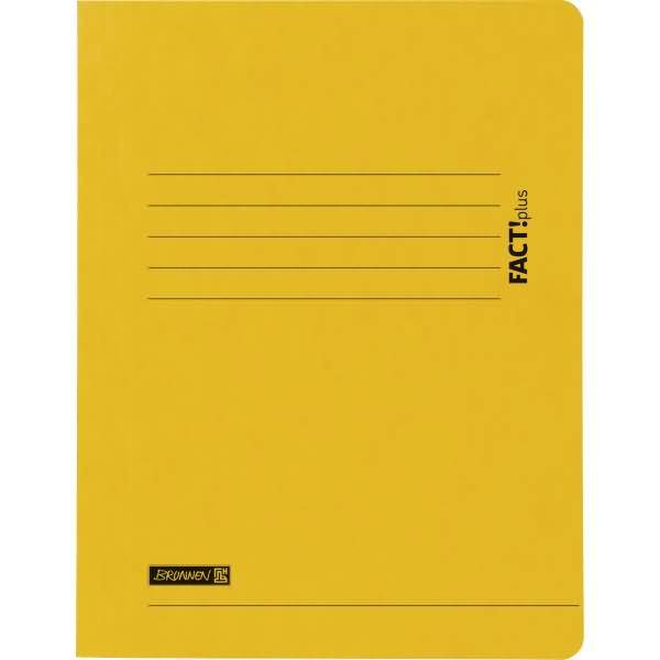 Sammelmappe Fact! A4 375g/qm Karton gelb
