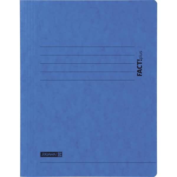 Sammelmappe Fact!plus A4 Karton 375g/qm blau