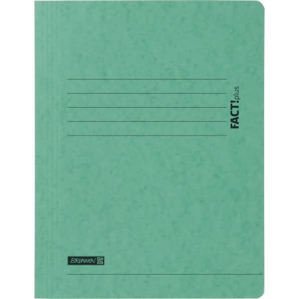 Sammelmappe Fact!plus A4 Karton 375g/qm grün