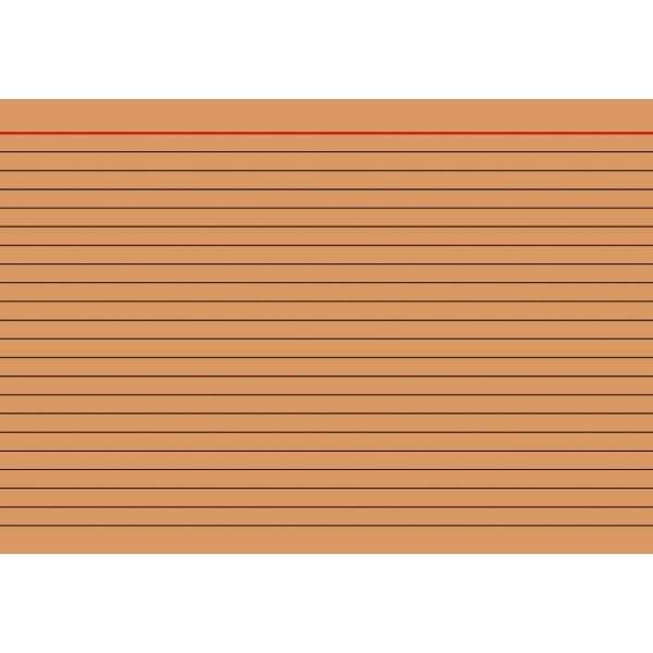 Karteikarten A5 liniert orange VE=100 Stück