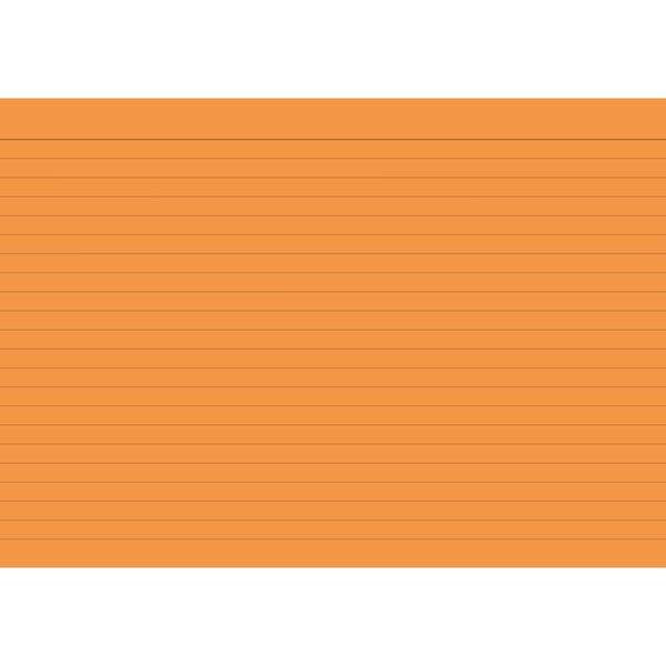 Karteikarten A5 liniert orange VE=100 Stück