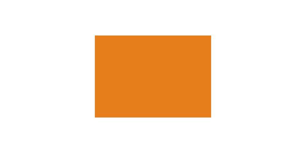 Brunnen Karteikarte DIN A6 quer blanko orange 100 St./Pack.