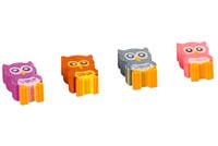 BRUNNEN Radiergummi Eule farbsortiert, 1 St.