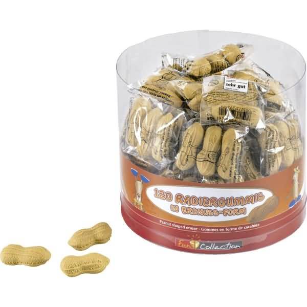 Radiergummi Erdnuss-Form VE=3 Stück