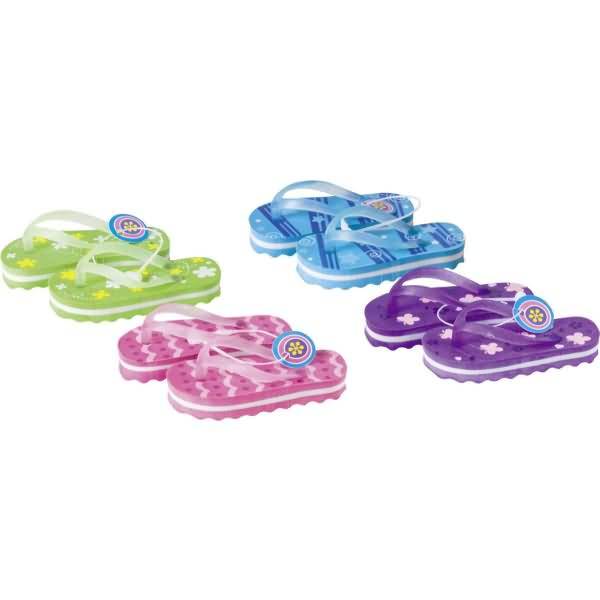 Radierer FlipFlops 4x3cm farbig sortiert