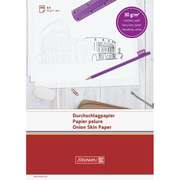 Durchschlagpapier A4 30g/qm VE=100 Blatt