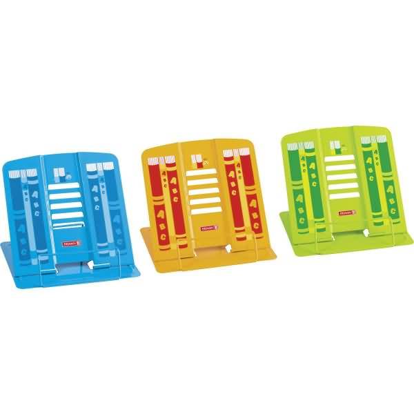 Leseständer Metall farbig sortiert