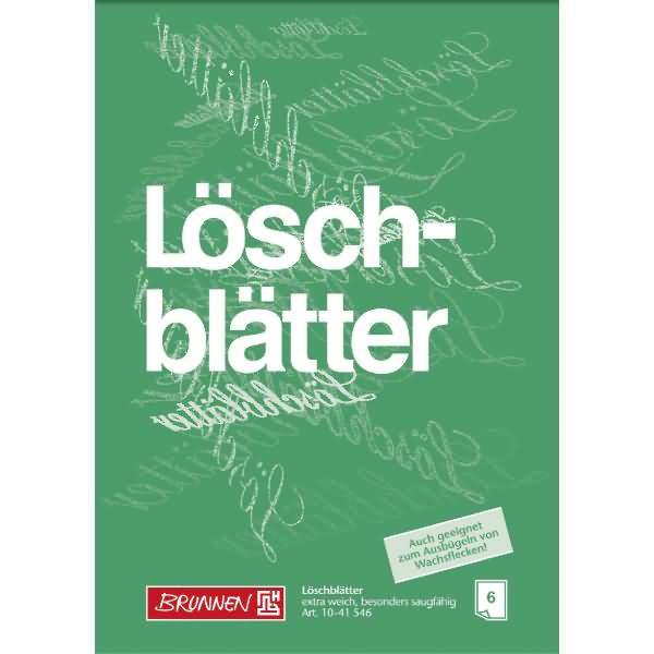 Löschblattblock A4 135g/qm 6 Blatt