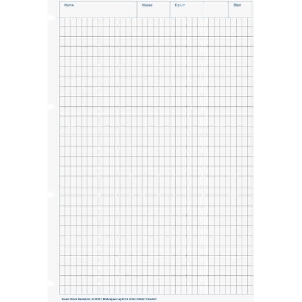 Kieser-Block A4 rautiert 50 Blatt