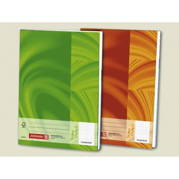 Vokabelhefte A5 liniert mit Teilungslinie 90 g/qm 48 Blatt