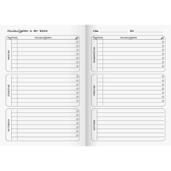 Aufgabenheft Young Vivendi A5 90 g/qm 48 Blatt