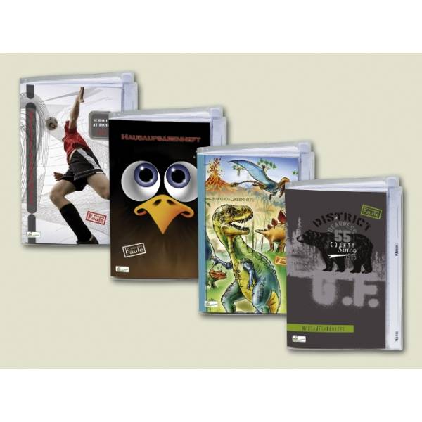 Aufgabenheft Für clevere Faule A5 90 g/qm 48 Blatt Boys