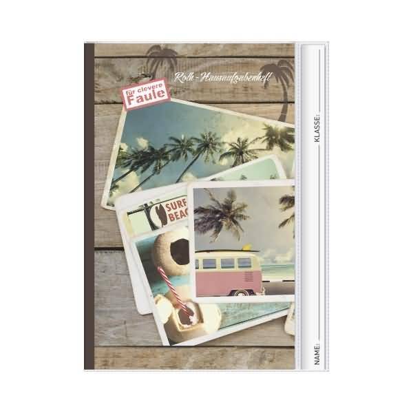 Aufgabenheft Für clevere Faule A5 90 g/qm 48 Blatt Trendmotive Girls