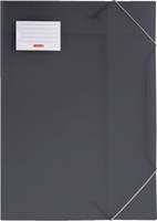 Brunnen FACT!pp, Envelope folder, A3, Polypropylen (PP), Grau, Gummiband, 1 Stück(e)
