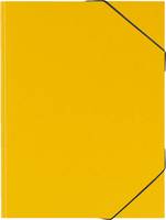 Brunnen FACT!plus, Envelope folder, A3, Karton, Gelb, 600 g/m², Gummiband