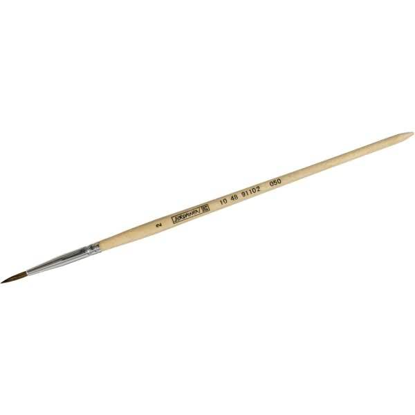 Feinhaarpinsel Schule Holz 2