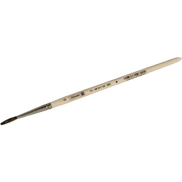 Feinhaarpinsel Schule Holz 5