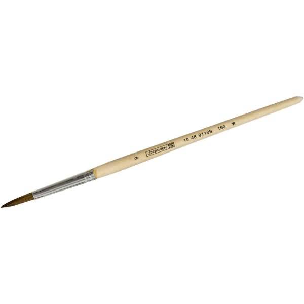 Feinhaarpinsel Schule Holz 9