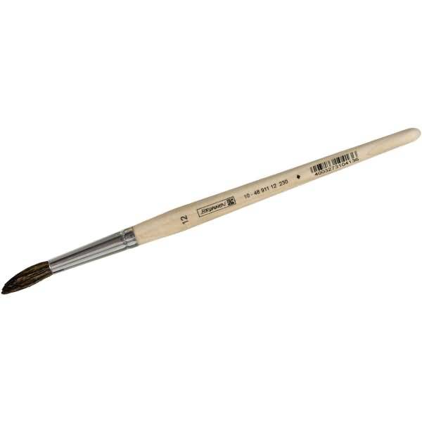 Feinhaarpinsel Schule Holz 12