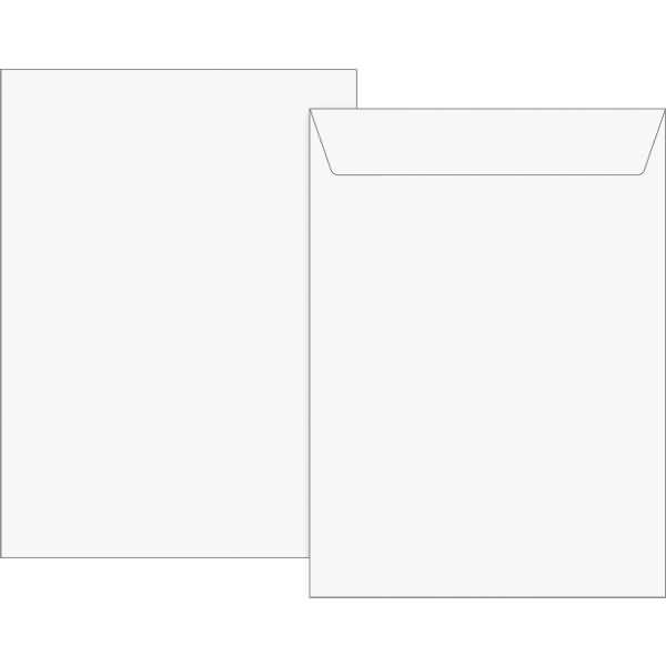 Versandtaschen C5 90g/qm haftklebend weiß VE=5 Stück