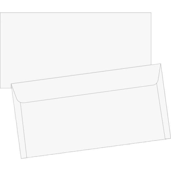 Briefumschläge DINlang Haftklebung weiß VE=100 Stück