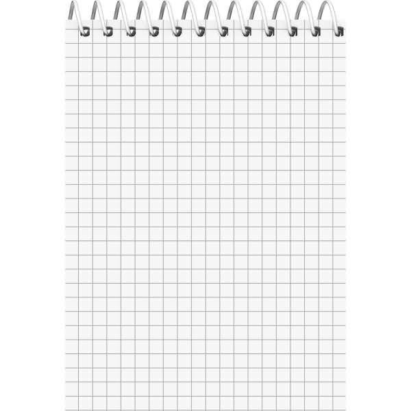 Spiralnotizblock A7 kariert 50 Blatt