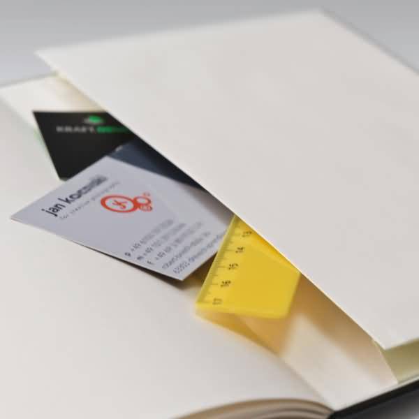 Brunnen Kompagnon, Monochromatisch, Schwarz, 192 Blätter, 80 g/m², Liniertes Papier, Hardcover