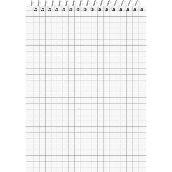 Spiralnotizblock A6 kariert 50 Blatt