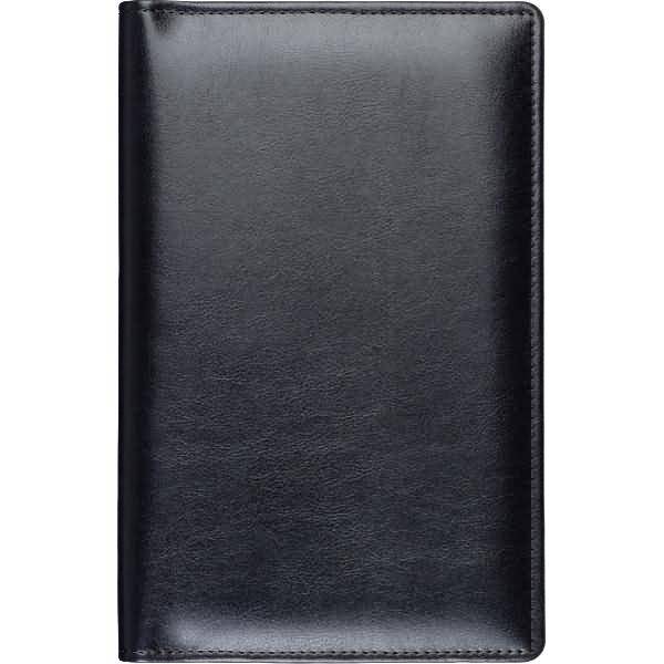 Visitenkartenmappe Soft 12,5x20cm schwarz