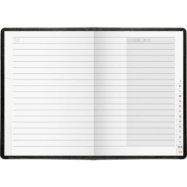 Adressbuch A7 sortiert Kunststoff