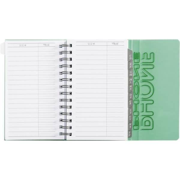 Adressbuch 8,5x12,5cm farbig sortiert