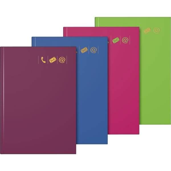 Adressbuch A5 großes Register farbig sortiert