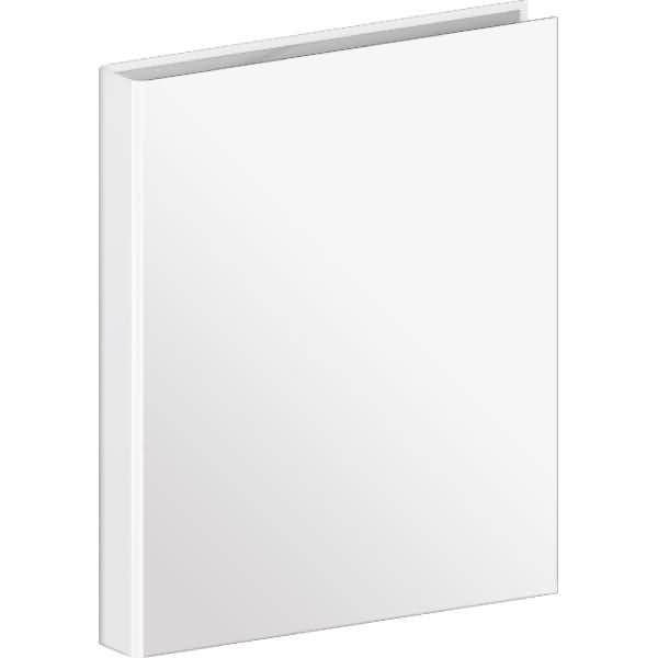 Ringbuch Uni A4 2 Ringe 18mm weiß