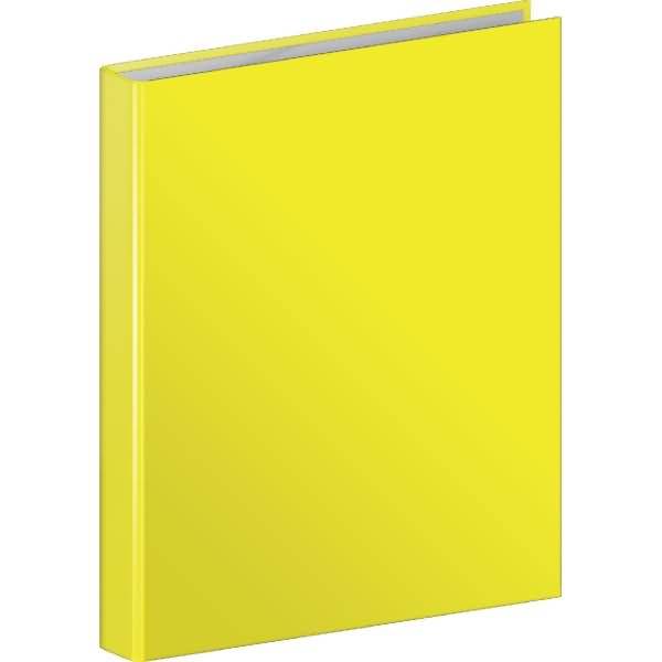 Ringbuch Uni A4 2 Ringe 18mm gelb