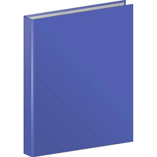 Ringbuch Uni A4 2 Ringe 18mm blau