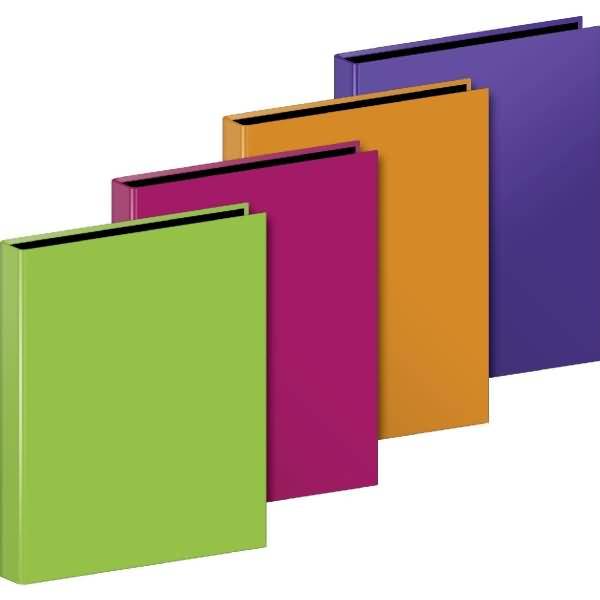 Ringbuch Trend A4 4 Ringe 20mm farbig sortiert