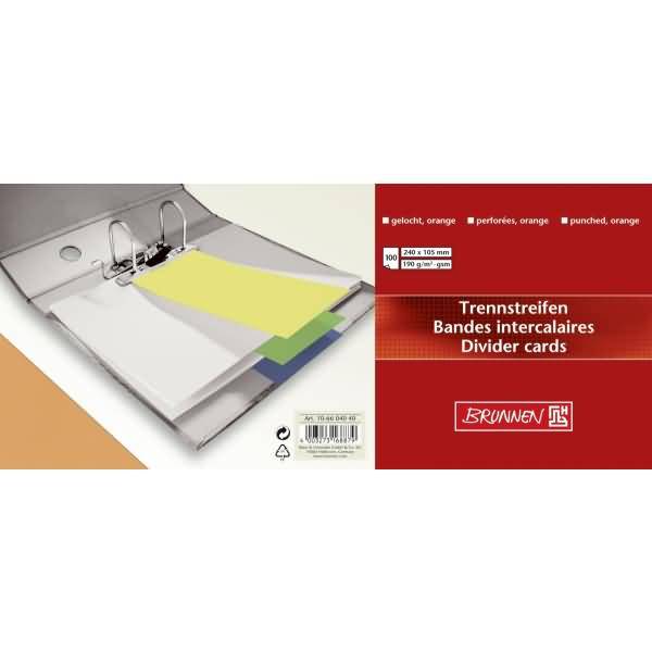 Trennstreifen orange VE=100 Stück