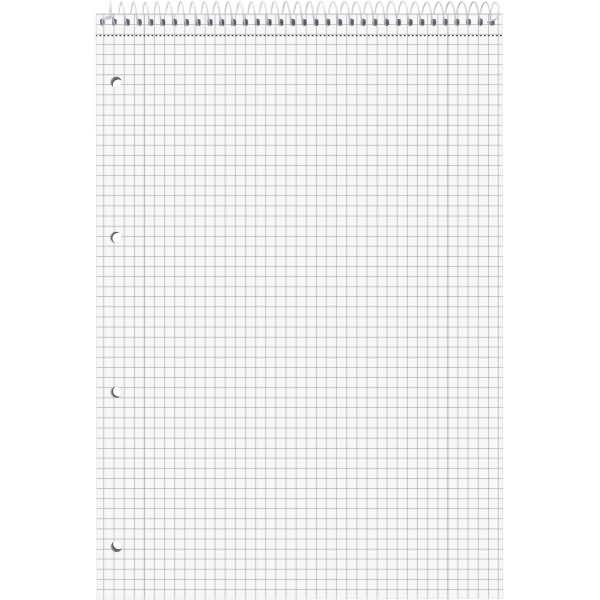 Brunnen 106791201 - Monochromatisch - Rot - A4 - 80 Blätter - 70 g/m² - Karierte