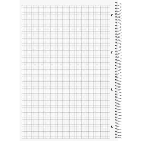 Spiralnotizbuch A4 100 Blatt 90g/qm kariert Premium Metallic