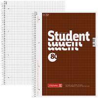 Brunnen Collegeblock Student Lineatur 23 rautiert DIN A4 Innenrand - A4 - 80 Bla