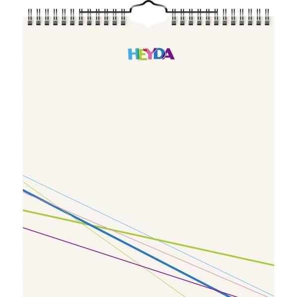 Kreativkalender 21,5x24cm beige