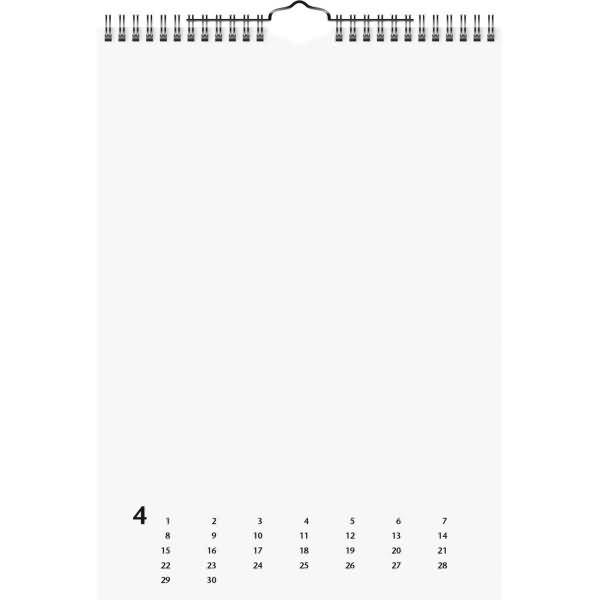 Kreativkalender 21,5x24cm weiß