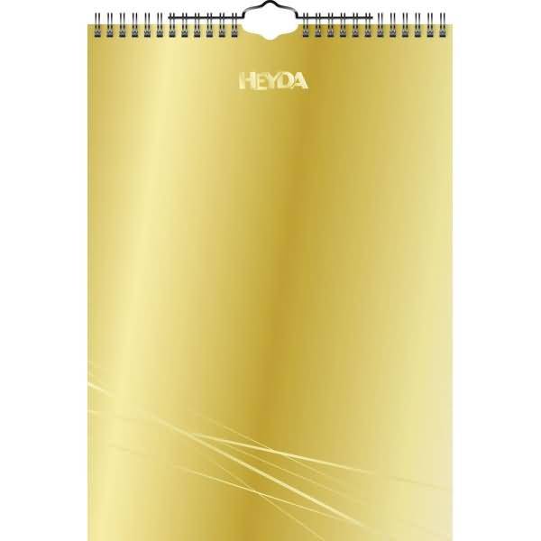 Kreativkalender Chromolux A4 gold