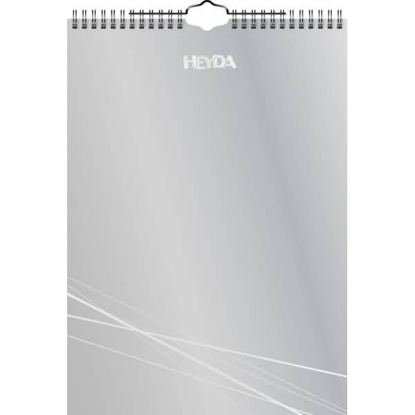 Kreativkalender Chromolux A4 silber