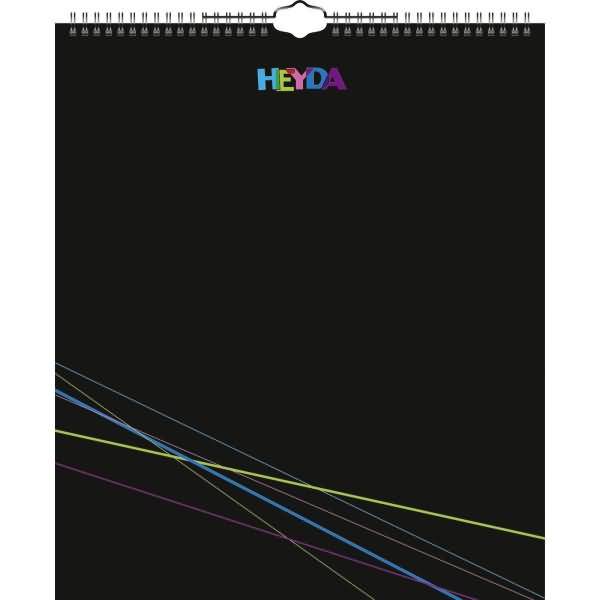 Kreativkalender 29,7x35 schwarz