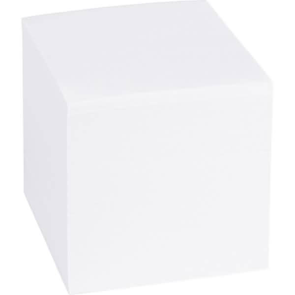 Zettelklotz 9x9x9cm weiß 750 Blatt